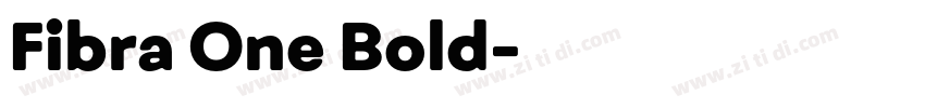 Fibra One Bold字体转换